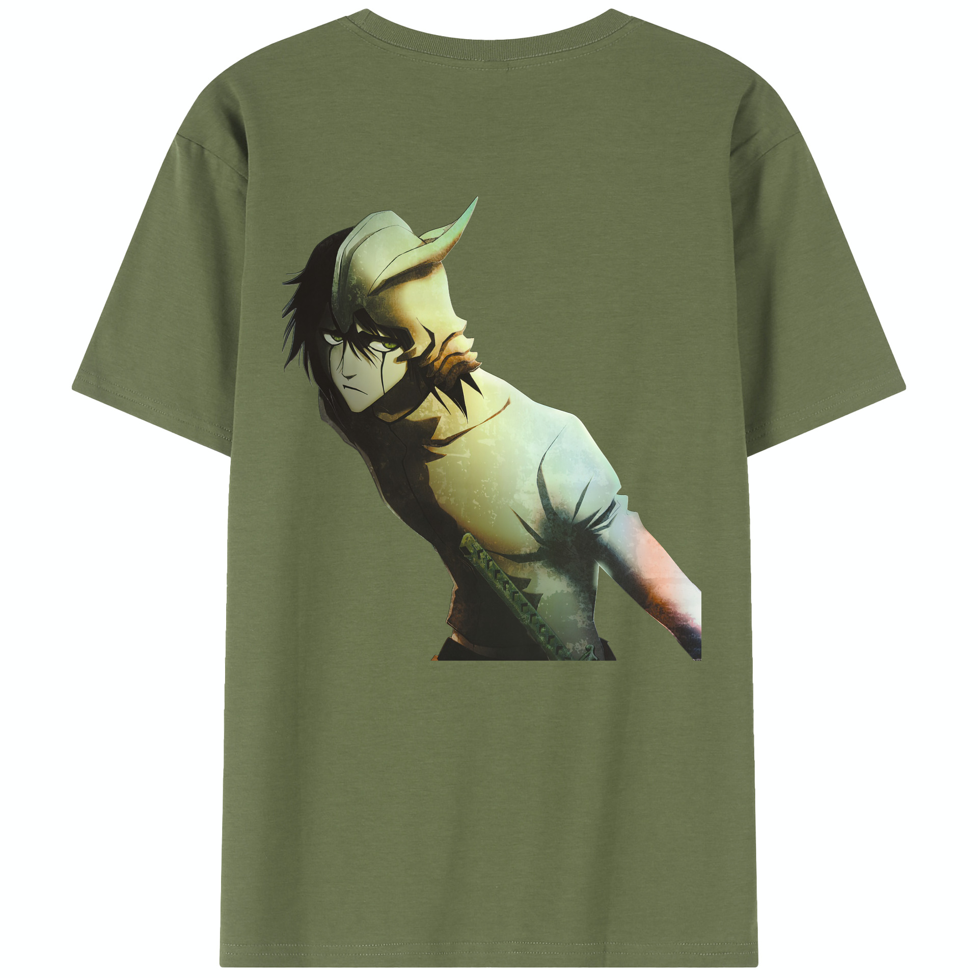 （画像用） ブリーチ ウルキオラ·シファー BLEACH Ulquiorra cifer 綿100％半袖Tシャツ（背面プリント）
